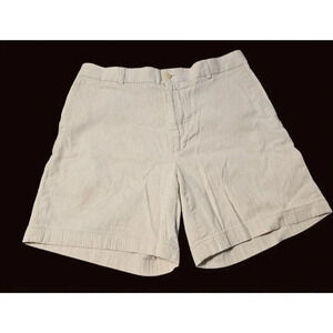 Southern Tide The Skipjack Flat Front Corded Shorts 36 Waist 7" Inseam Beige